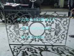 中厚铝板水切割铝板屏风水切割铝板镂空雕花水切割加工图2
