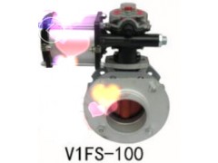 天津V1FS气动单法兰粉尘蝶阀，气动粉体蝶阀图3