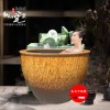 韩式洗浴泡澡缸极乐汤泡澡缸厂家定做温泉会所用品