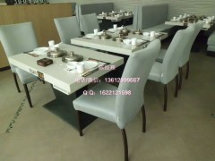 来样定制火锅店餐桌报价款式，深圳火锅店大理餐桌报价图2