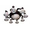 中式灯具，陶瓷灯饰