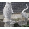 雕刻鱼雕塑小鱼喷泉加工汉白玉鱼雕塑