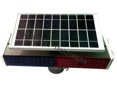 供应分体式太阳能警示灯 led红蓝警示灯施工太阳能爆闪灯价格图3