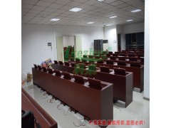 厂家直销科桌电脑翻转桌学生单人桌机房培训桌图2