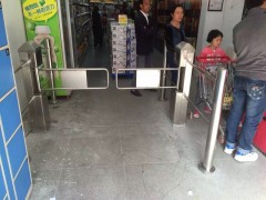 热销超市感应门超市出入口机红外线进出自动门超市单向自动门闸机图2