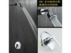 绮美斯暗装卫浴淋浴花洒全铜酒店宿舍藏嵌入墙式预埋喷头雨淋套装图2
