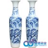 花瓶厂家销售色釉粉彩陶瓷大花瓶厂家定制