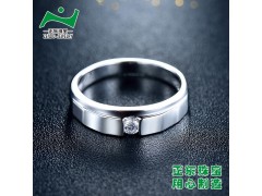 广州纯银首饰加工厂韩版925纯银镀白金饰品纯银批发厂家图2
