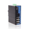 NLDK7805工业级网管型5口+数据口导轨式以太网交换机
