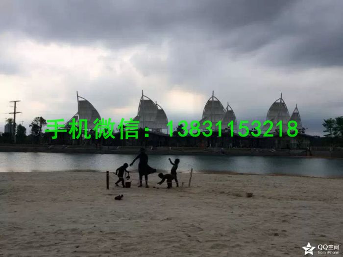玩耍人物铜雕塑 景观铜雕塑2