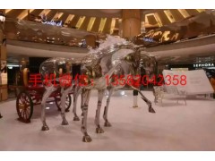 广东动物不锈钢雕塑马马不锈钢雕塑厂家图3