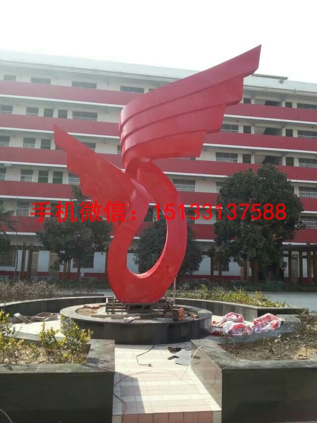 学校不锈钢雕塑 不锈钢抽象雕塑1