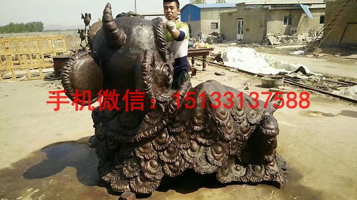 舞狮铜雕塑 广场铜雕塑10
