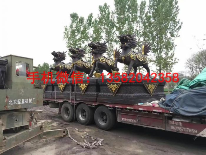 企业招财铜麒麟