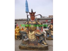玻璃钢佛像四大天王，四大天王彩绘，四大天王图3