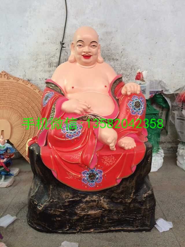 坐像弥勒佛,玻璃钢佛像 (3)