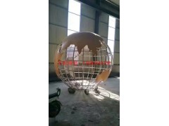 学校地球仪雕塑，不锈钢地球仪雕塑，不锈钢雕塑厂家图2
