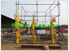 烤漆不锈钢雕塑，不锈钢雕塑价格，不锈钢雕塑厂家图3
