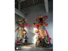 站相四大天王佛像，四大天王彩绘，四大天王贴金图2