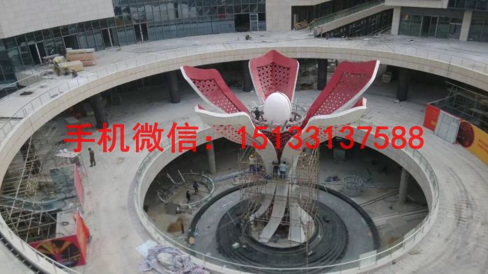 不锈钢灯光雕塑 大型不锈钢雕塑7