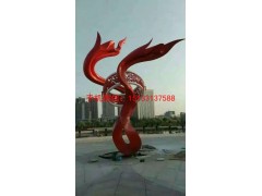 不锈钢雕塑烤漆，广场不锈钢雕塑，不锈钢雕塑厂家图3