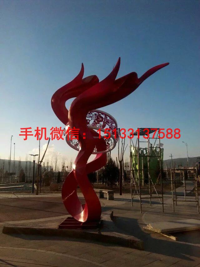 不锈钢雕塑烤漆 广场不锈钢雕塑1 (1)