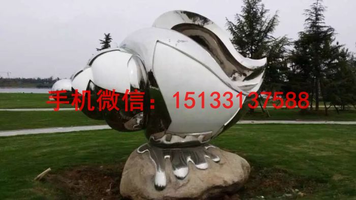 不锈钢海螺雕塑 海边不锈钢雕塑