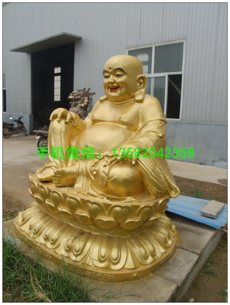 铜佛像弥勒佛 (1)