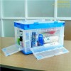 塑胶折叠箱透明塑胶折叠箱报价食品级透明塑胶折叠箱蓝峰供