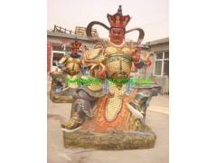 宁夏玻璃钢佛像四大天王，宁夏四大天王彩绘，宁夏四大天王图3