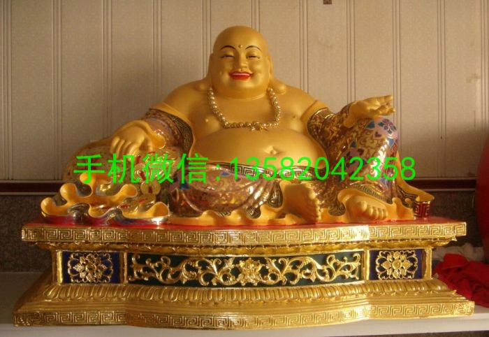 坐像弥勒佛,玻璃钢佛像 (2)