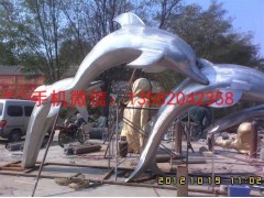 海豚不锈钢雕塑，海豚不锈钢雕塑价格，海豚不锈钢雕塑厂家图3