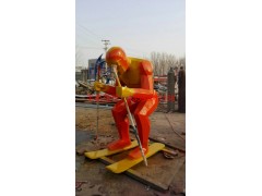 天津户外运动不锈钢雕塑，天津户外运动不锈钢雕塑厂家图3