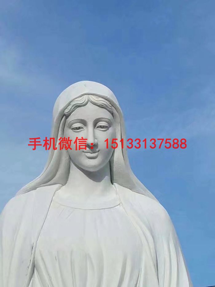 圣母玛利亚石雕塑 4