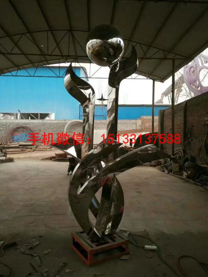 企业不锈钢雕塑1