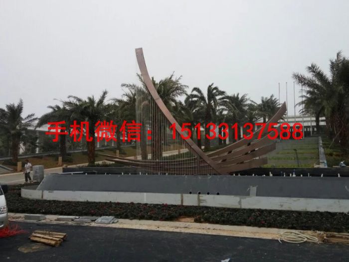 扬帆远航不锈钢雕塑7