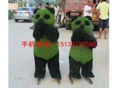 绿植玻璃钢动物雕塑，草坪动物雕塑图3
