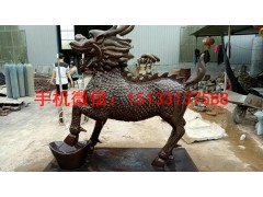 驱邪避煞铜麒麟雕塑，驱邪避煞铜麒麟雕塑价格图3