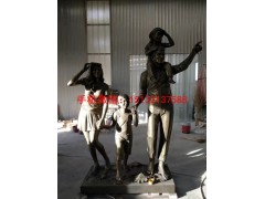 玻璃钢仿铜雕塑，玻璃钢仿铜雕塑图片大全图3