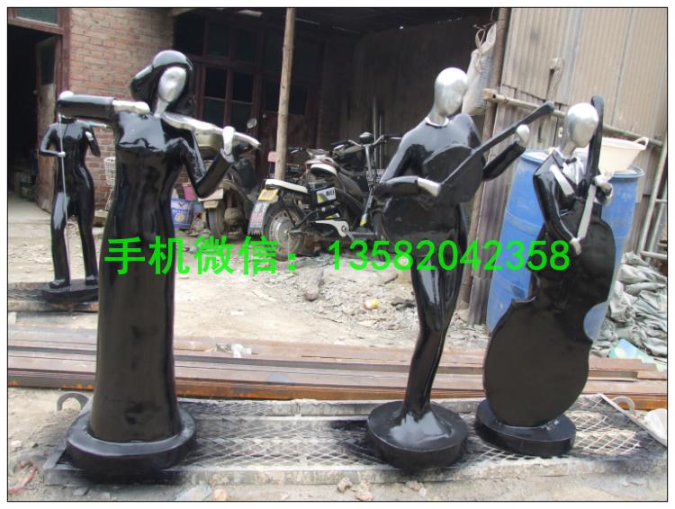 现代人物雕塑 玻璃钢景观雕塑 (2)