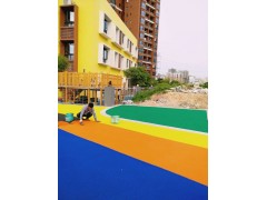 广东承接幼儿园活动场地面工程EPDM橡胶地面图2