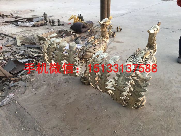 金凤凰铜雕塑6