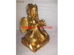 蛇仙铜佛像，蛇仙铜佛像摆件，蛇仙铜佛像价格图1