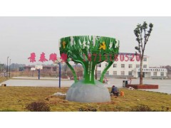 景观不锈钢仿真树雕塑公园不锈钢雕塑图2