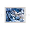 动物雪狼3d立体画应用在家居装饰上给你惊人的视觉享受