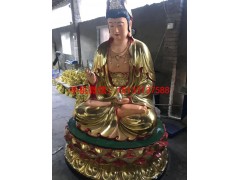 坐像观音菩萨玻璃钢佛像，观音菩萨玻璃钢佛像图3