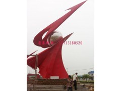 企业不锈钢装饰雕塑企业不锈钢形象雕塑图3