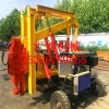 厂家轮胎式公路打桩机小四轮打桩机小型立柱打桩机厂家