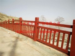 甘肃文县景观亭子，武都仿石护栏，水泥栏杆图2