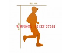 不锈钢剪影人物雕塑，体育运动人物雕塑，浙江不锈钢雕塑制作厂家图2